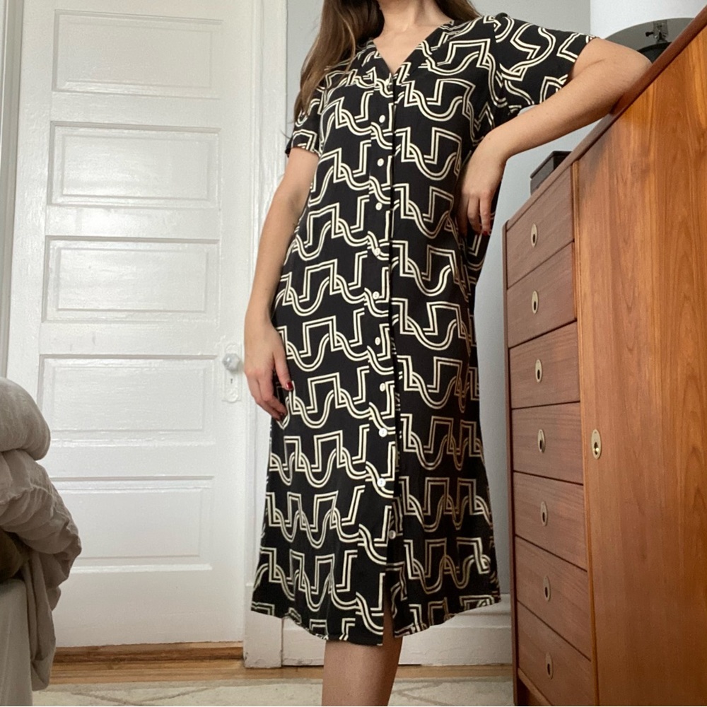 Dusen Dusen Geometric Dress